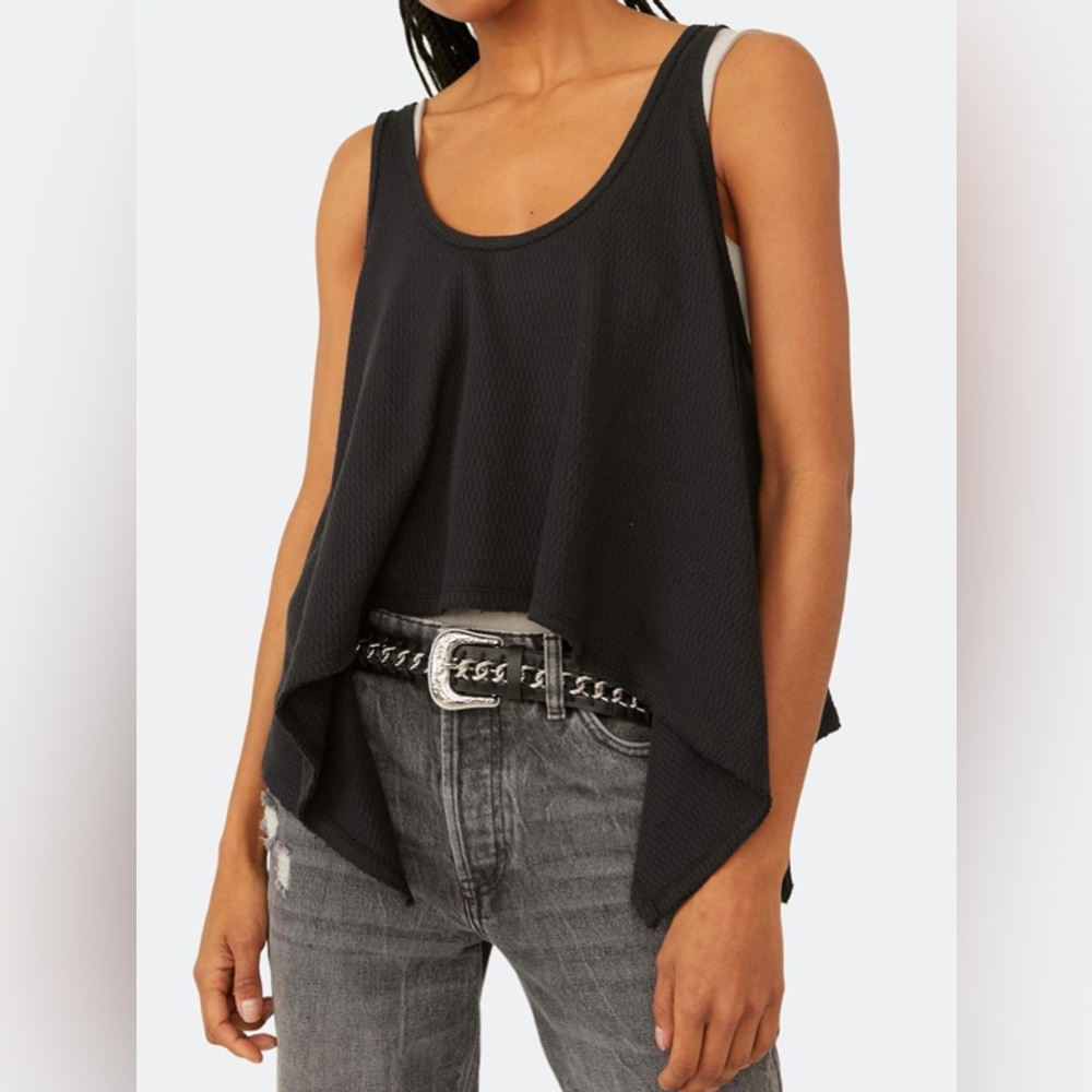 Free People Black Tank Top